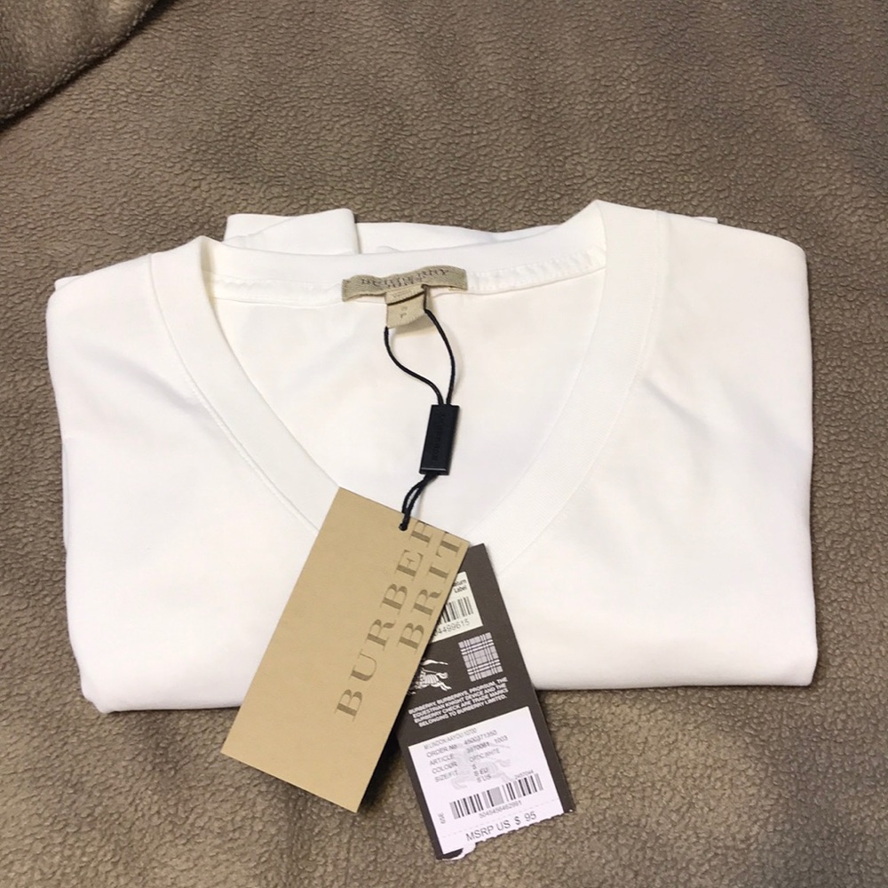 Burberry white Tee
